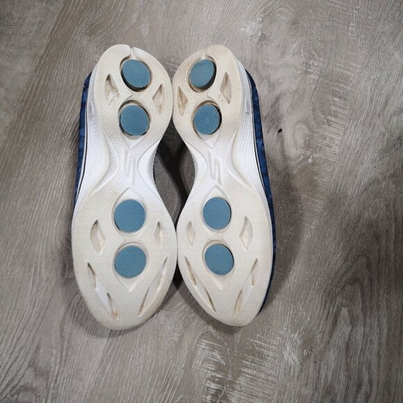 Skechers Go Walk 4 Ladies Size 10 Blue with White Sole Slip On Sneakers - Picture 6 of 8